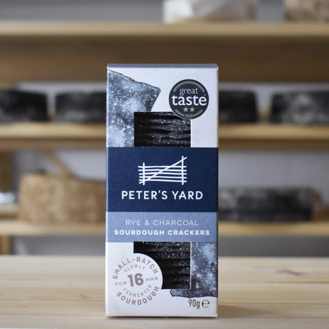 Peter’s Yard Rye & Charcoal Sourdough Crackers