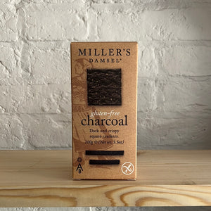 Millers Damsel Gluten-Free Charcoal Wafers - Rennet & Rind British Artisan Cheese