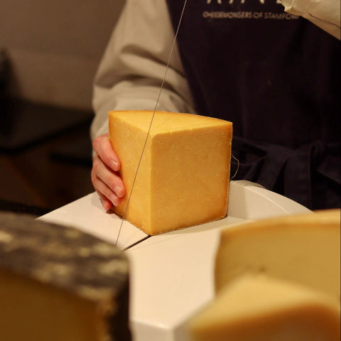Hand cut British Artisan Cheese, Applebys Red Cheshire available at Rennet & Rind