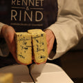 British Artisan Cheese, Barkham Blue hand cut at Rennet & Rind