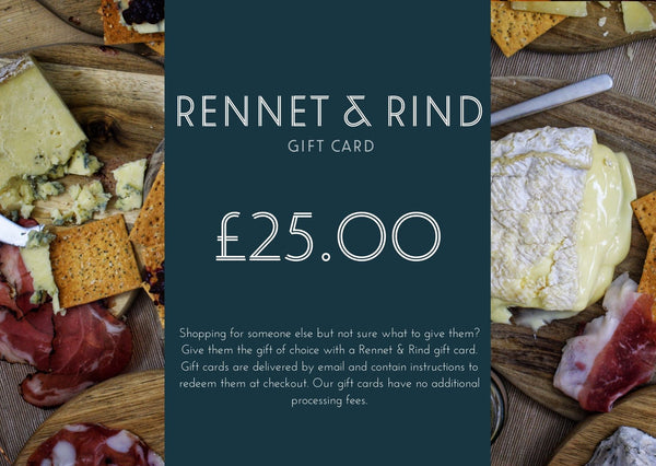 Gift Card - Rennet & Rind British Artisan Cheese