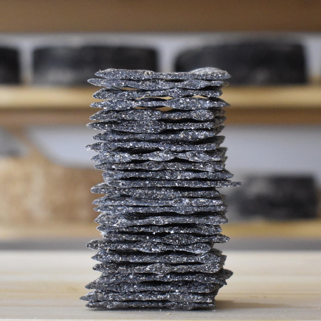Peter’s Yard Rye & Charcoal Sourdough Crackers - Rennet & Rind British Artisan Cheese