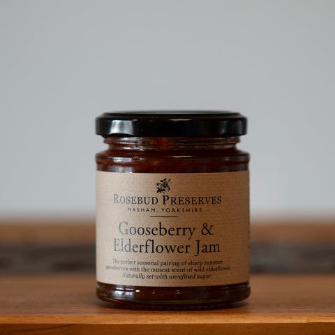 Gooseberry & Elderflower Rosebud Jam